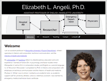 Tablet Screenshot of elizabethlangeli.com